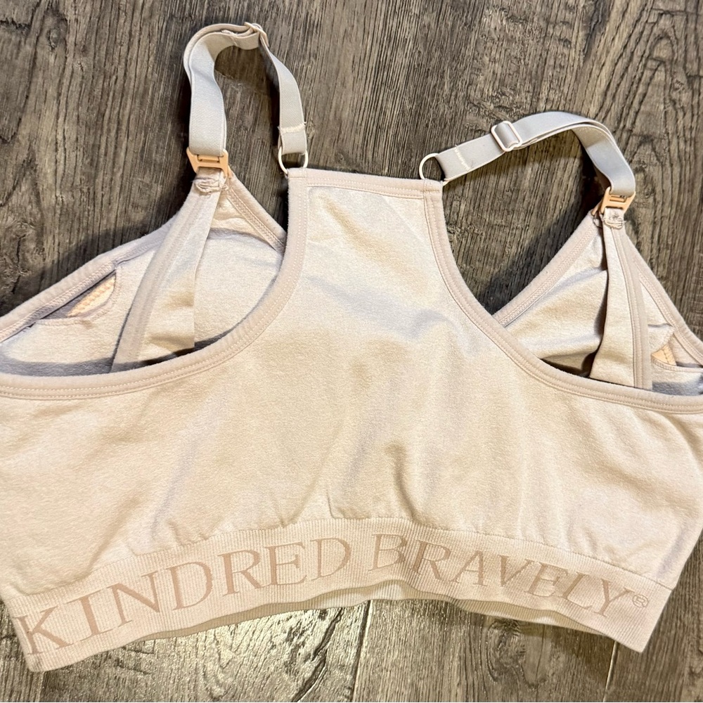 Kindred Bravely Soft Beige Nursing Bra - Picture 3 of 3